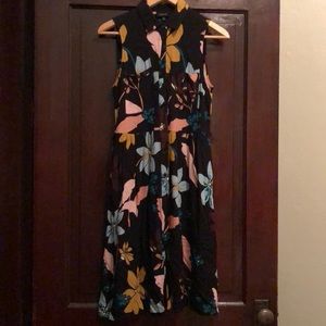 Bold floral dress